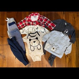 Baby boy clothing lot fall 6 months 🐻